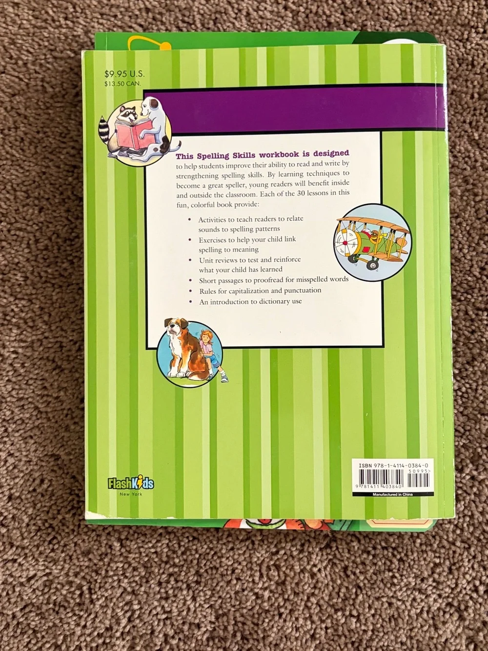 Spelling Skills Grade 3 Kids Workbooks